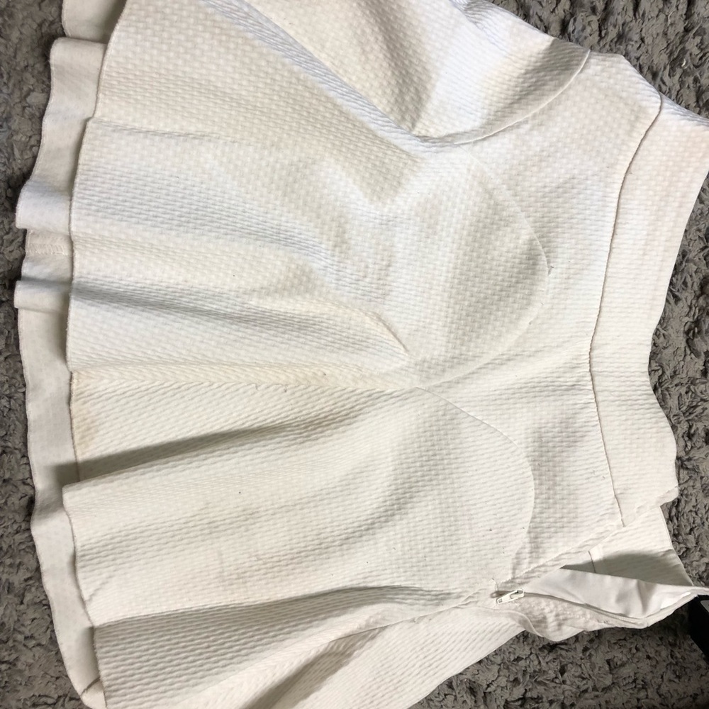 White skirt